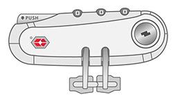 >プッシュ型 番号変更ボタン無