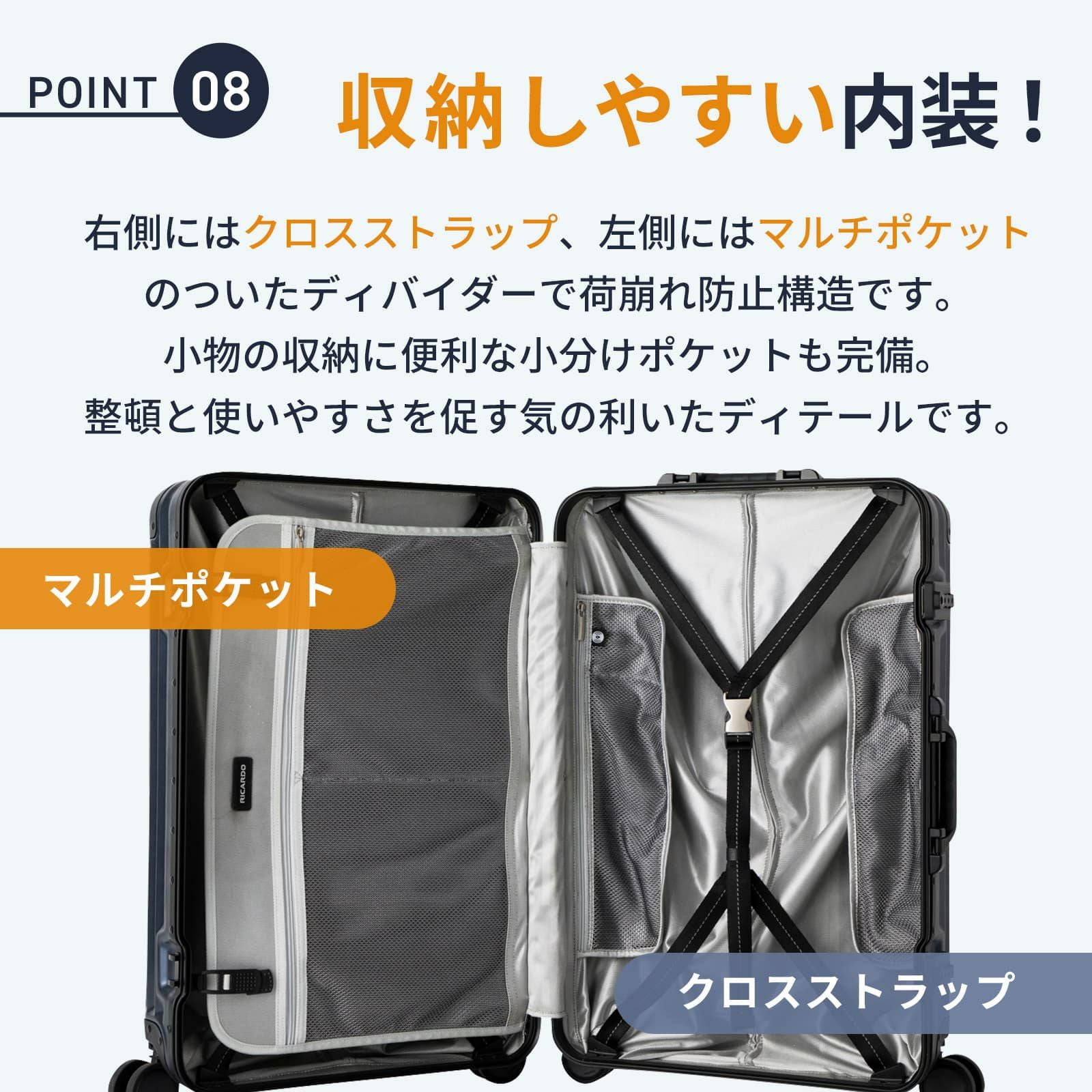 Aileron Vault 24インチ スーツケース Mサイズ エルロン ボールト 58L
