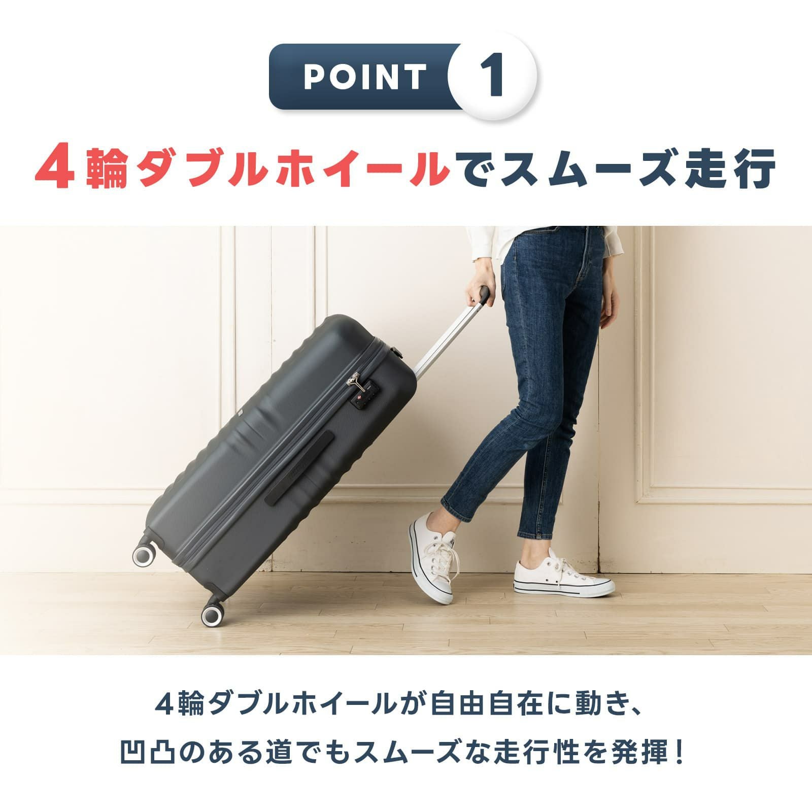 TWIST WAVES SPINNER 77/28 スーツケース Lサイズ ツイストウェーブス