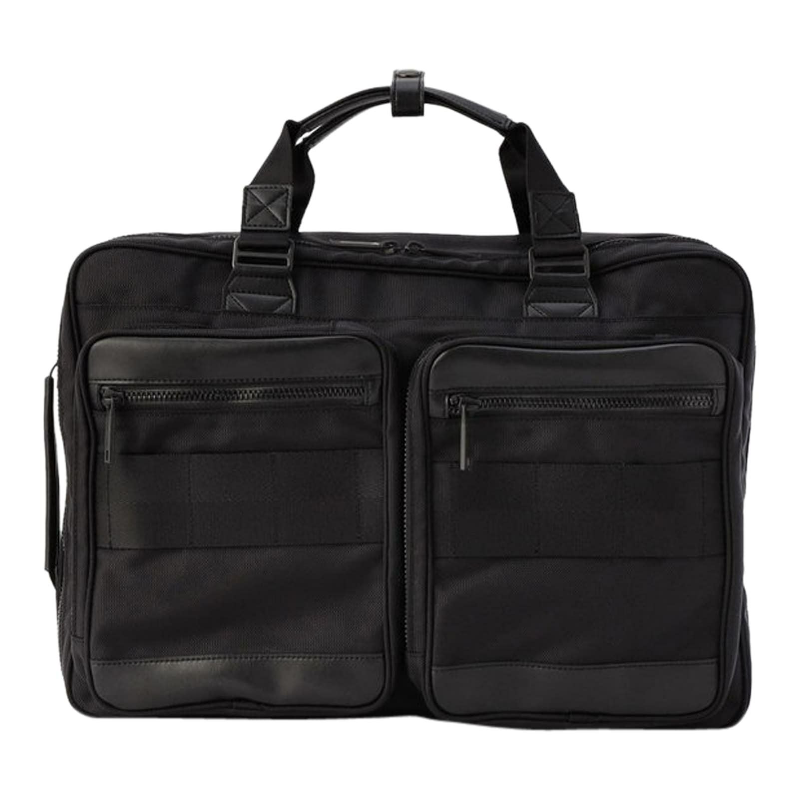 ✨極美品✨ インディード ブリーフケース レザー 3層 2way B4可 黒 BLACK LINE ブラックライン TRINITY COMP 2WAY ビジネスバッグ