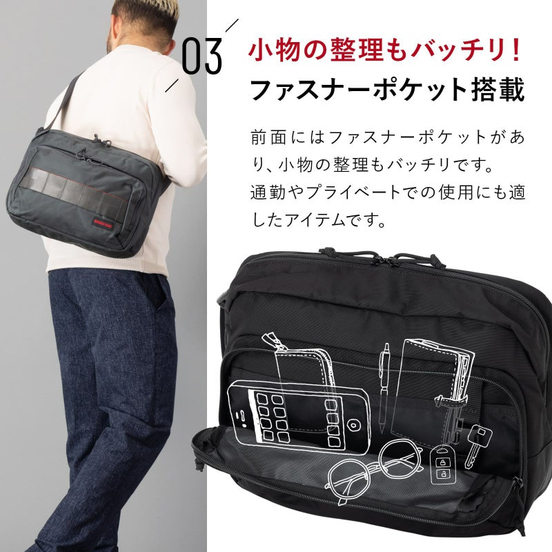 BS BOX SHOULDER M AG ショルダーバッグ Mサイズ ANOTHER GENERATION 