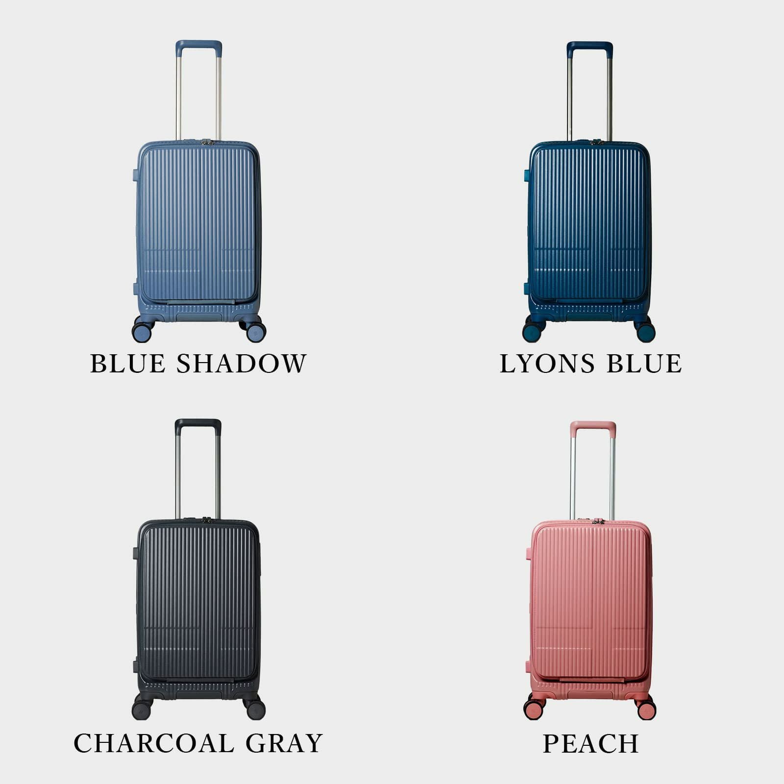 INV155 MIDDLE スーツケース Mサイズ フロントオープン 55L