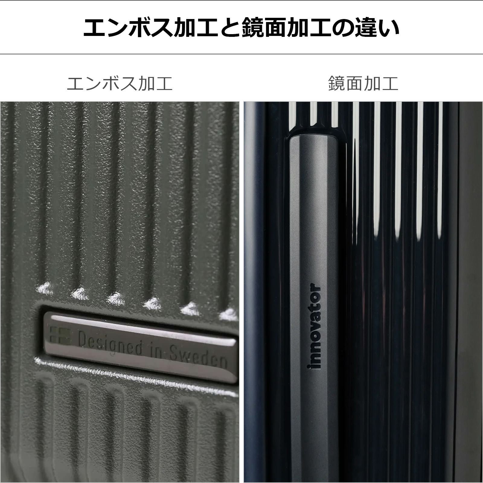 INV550DOR MIDDLE スーツケース Mサイズ フロントオープン 45L