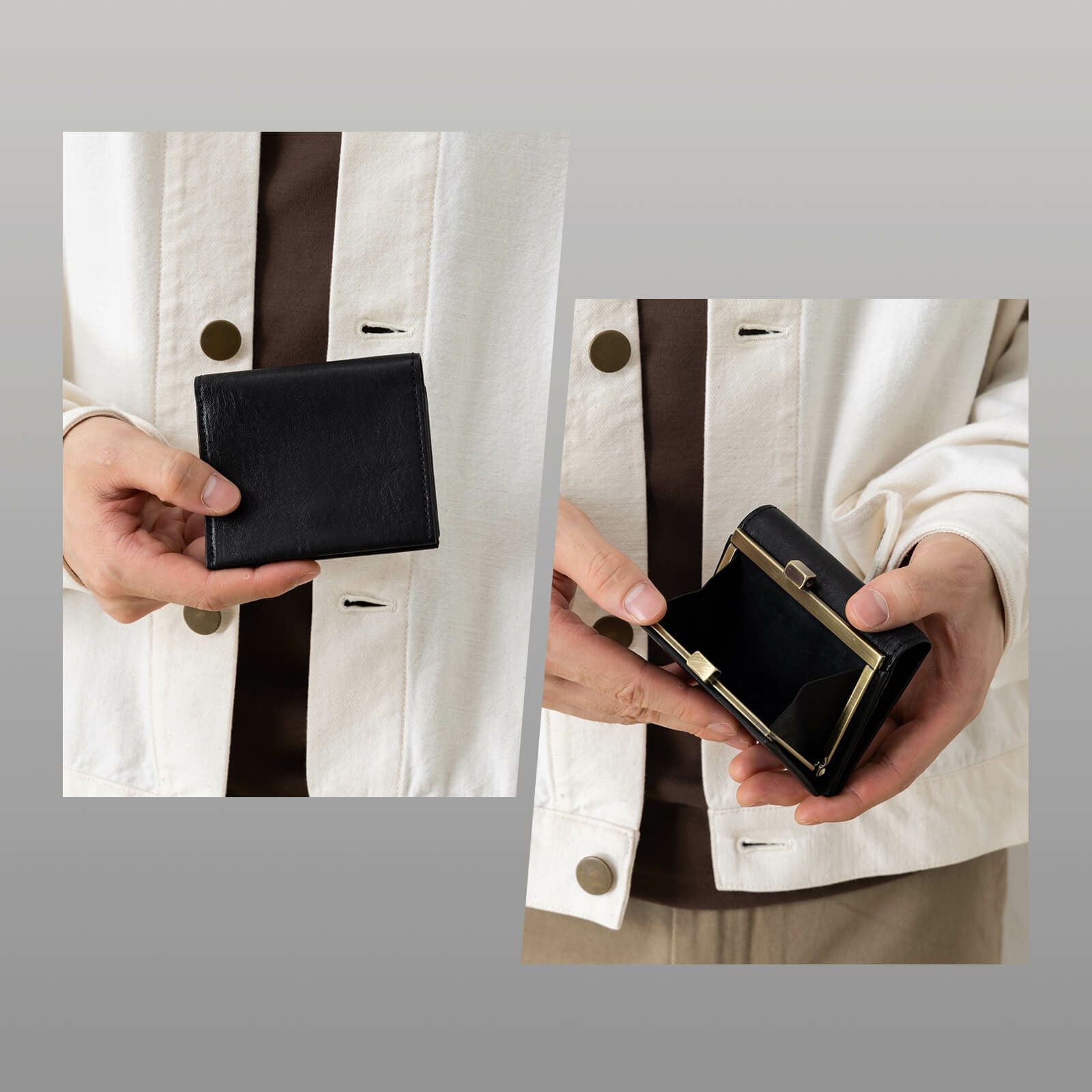CLASP MINI WALLET 二つ折り財布 BONO | Multiverse マルチバース