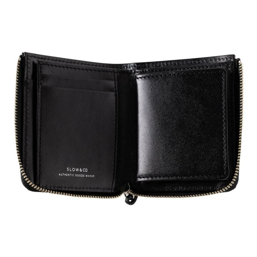LZIP SHORT MINI WALLET 二つ折り財布 BRIDLE | Multiverse マルチバース