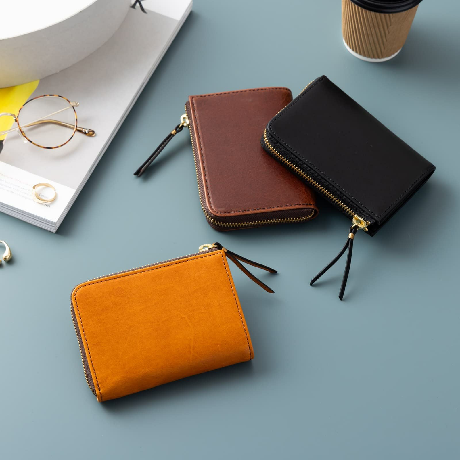 英国製 美品 JAS-M.B. TWIN ZIP WALLET LZIP MIDDLE WALLET 二つ折り財布 HERBIE | Multiverse マルチバース