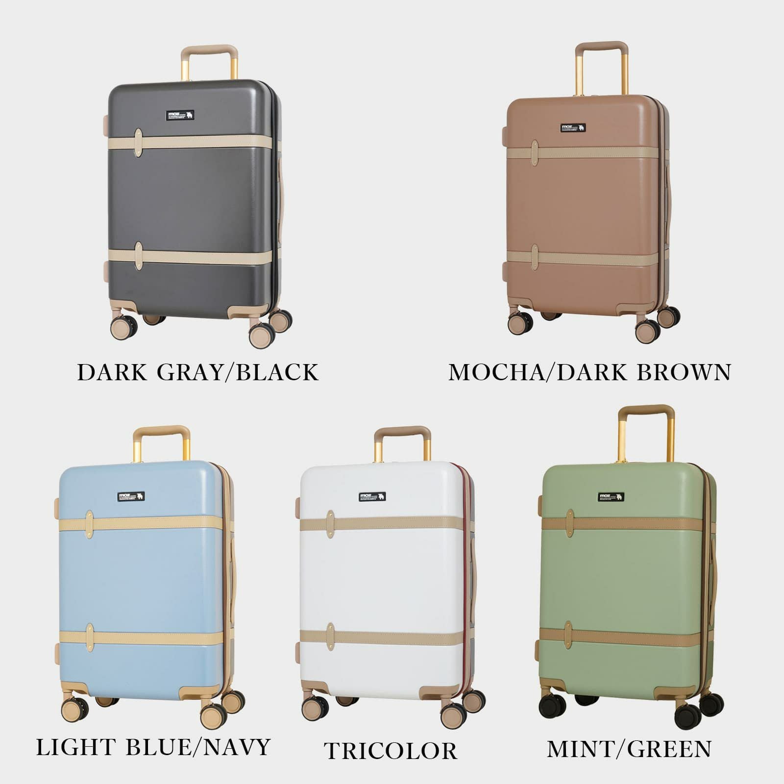 拡張タイプ スーツケース Mサイズ 56L-65L | Multiverse マルチバース