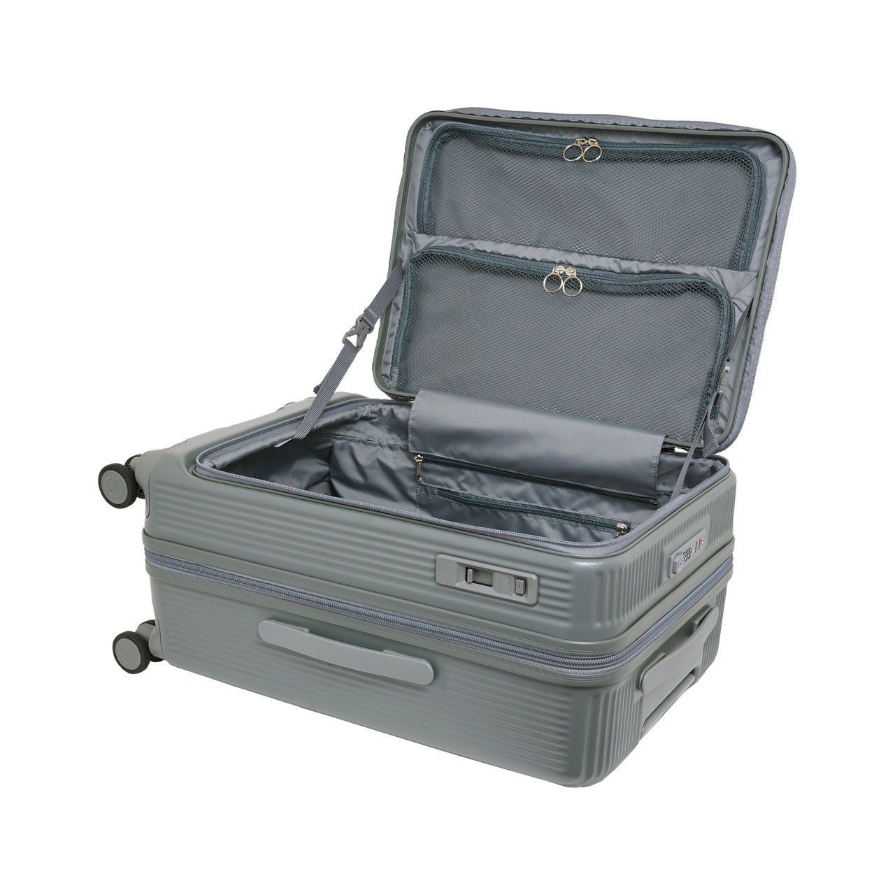 スーツケース Mサイズ 57-65L フロントオープン | Multiverse マルチバース