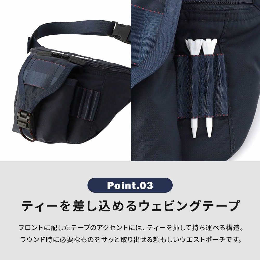 ROUND WAIST POUCH CS ウエストポーチ CS SERIES シーエスシリーズ