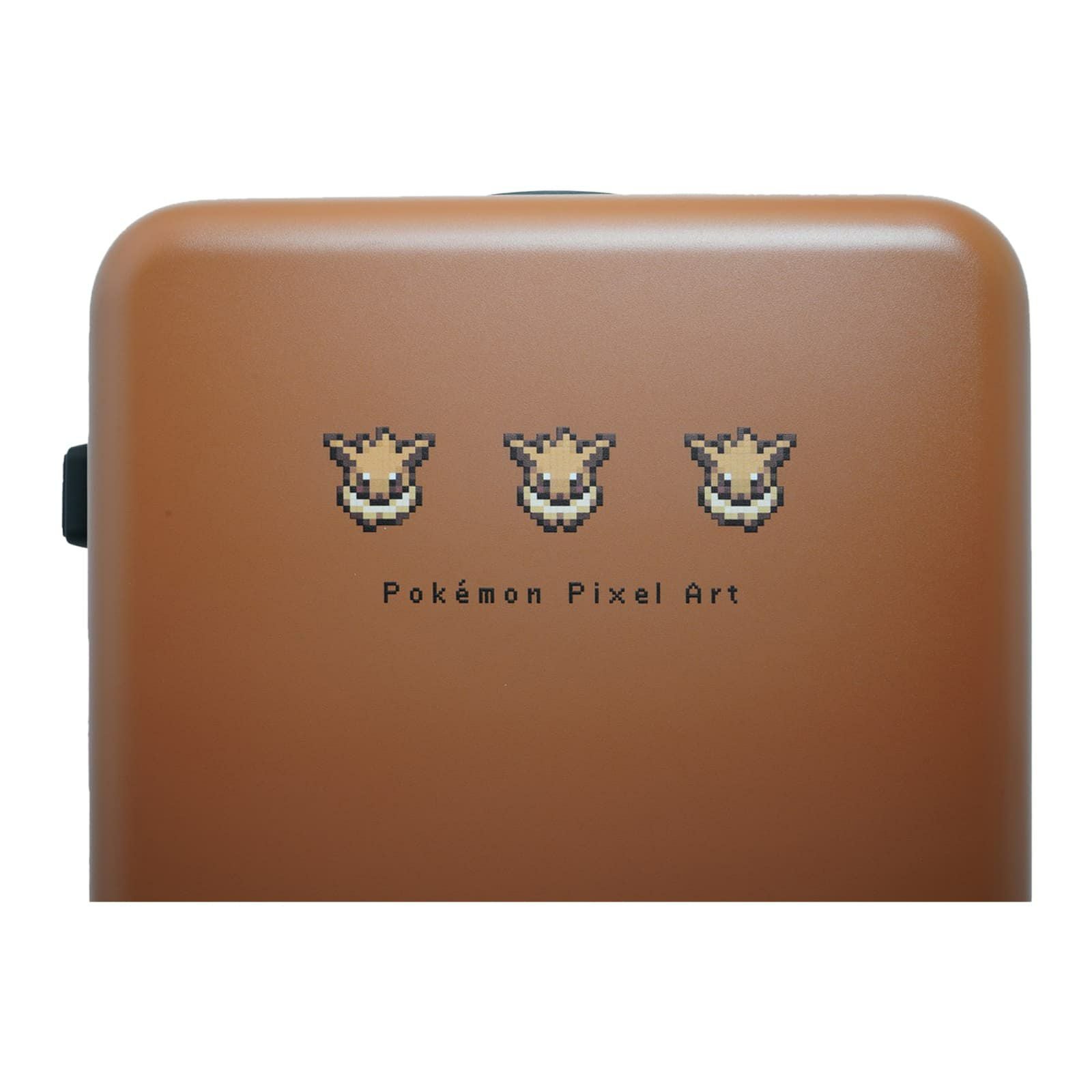 希少！東京モノレール ポケモンラリー 1dayパス【使用済＆未使用セット】台紙付 PIXEL ART SUITCASE L SIZE スーツケース Lサイズ 96-107L