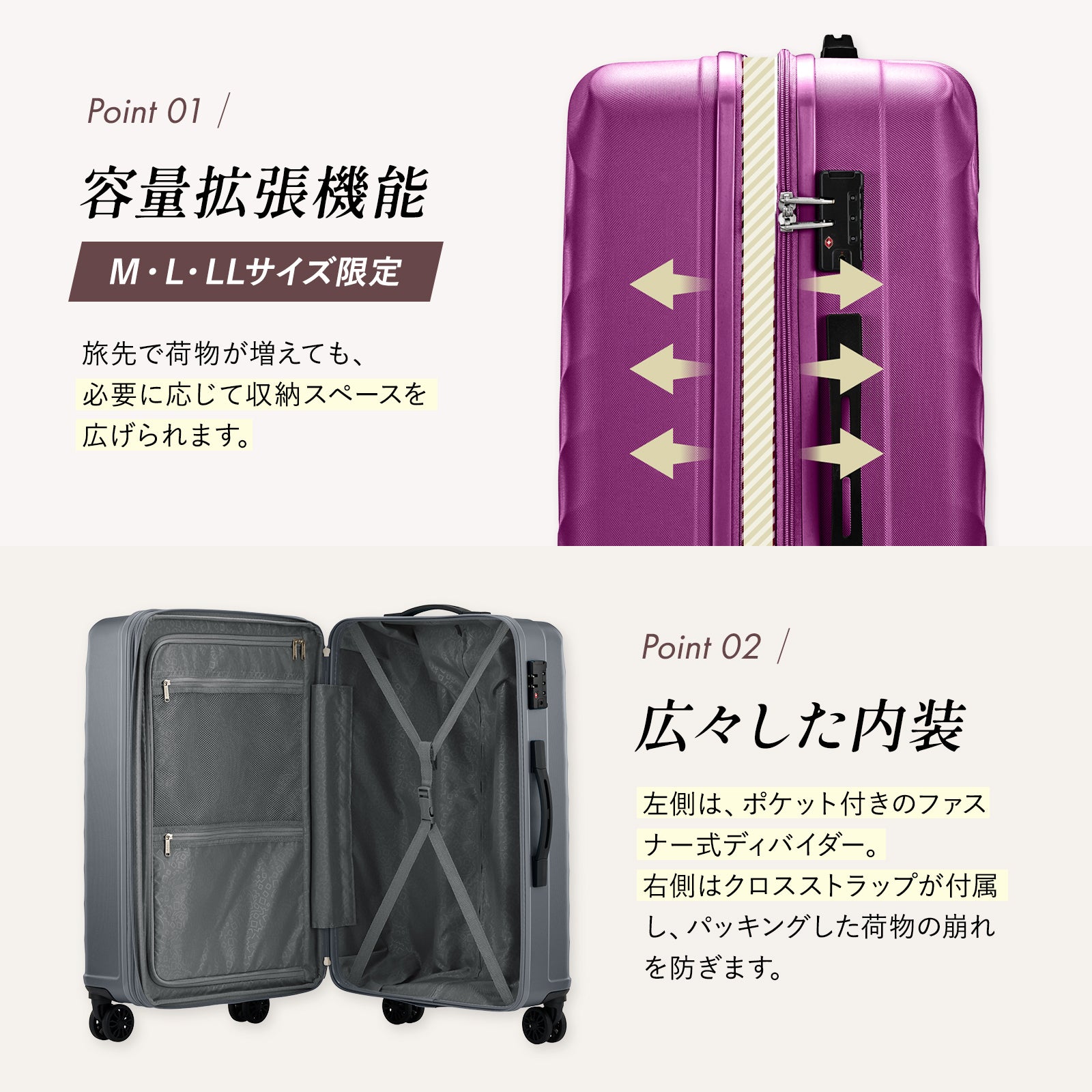 SENNA SPINNER 69/25 EXP TSA V3 スーツケース | Multiverse マルチバース