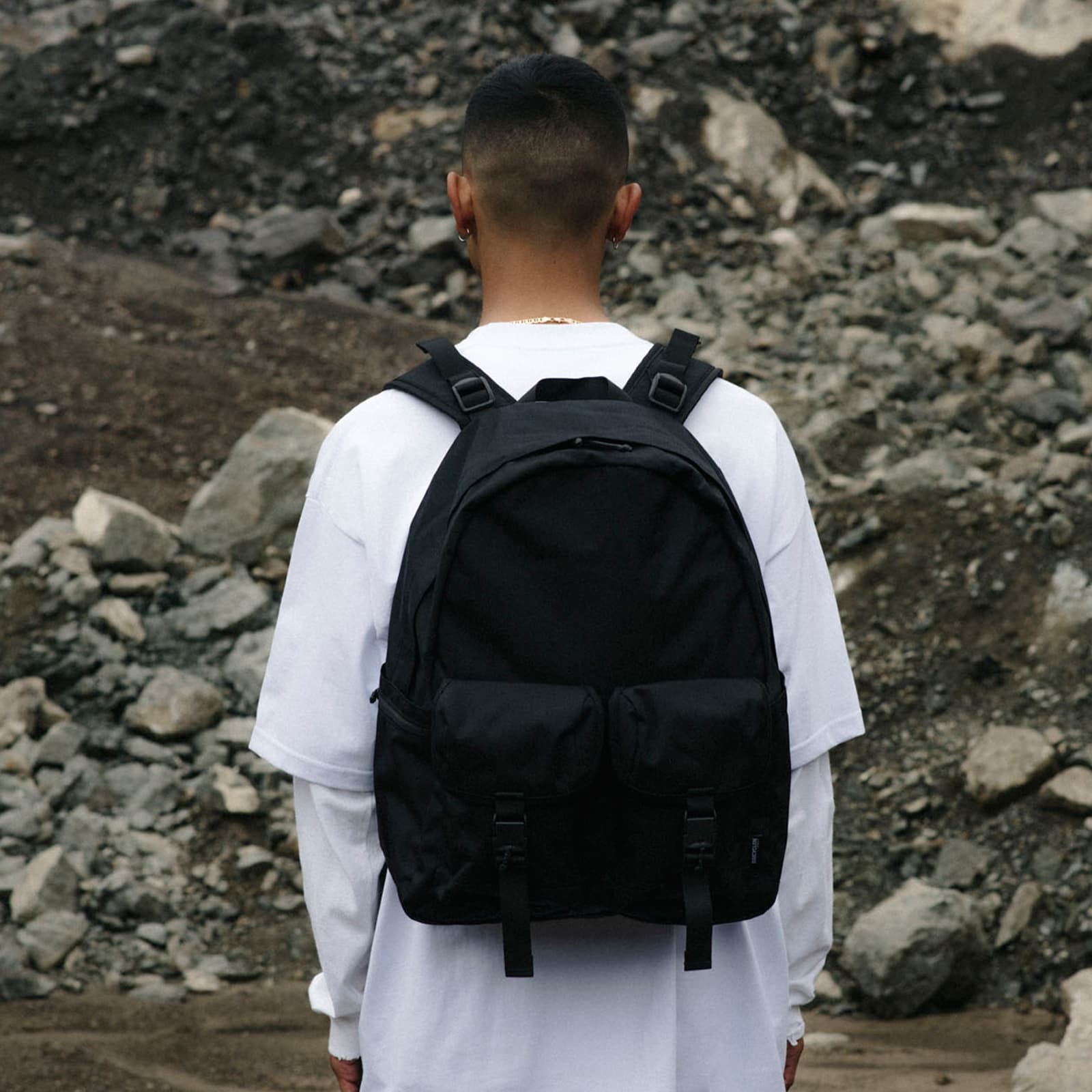 BACKPACK バックパック BLACK (100/210D NYLON CORDURA) | Multiverse